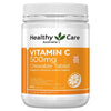 Healthy Care Vitamin C 維他命C咀嚼片500粒 - MTmart365