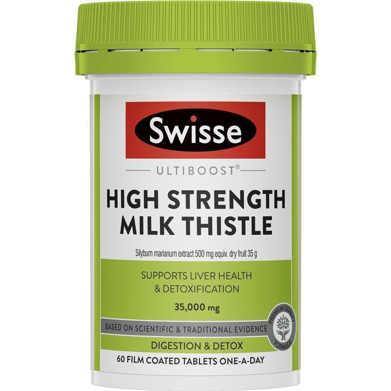 Swisse Milk Thistle 高濃度奶薊草加強版護肝片60粒 - MTmart365