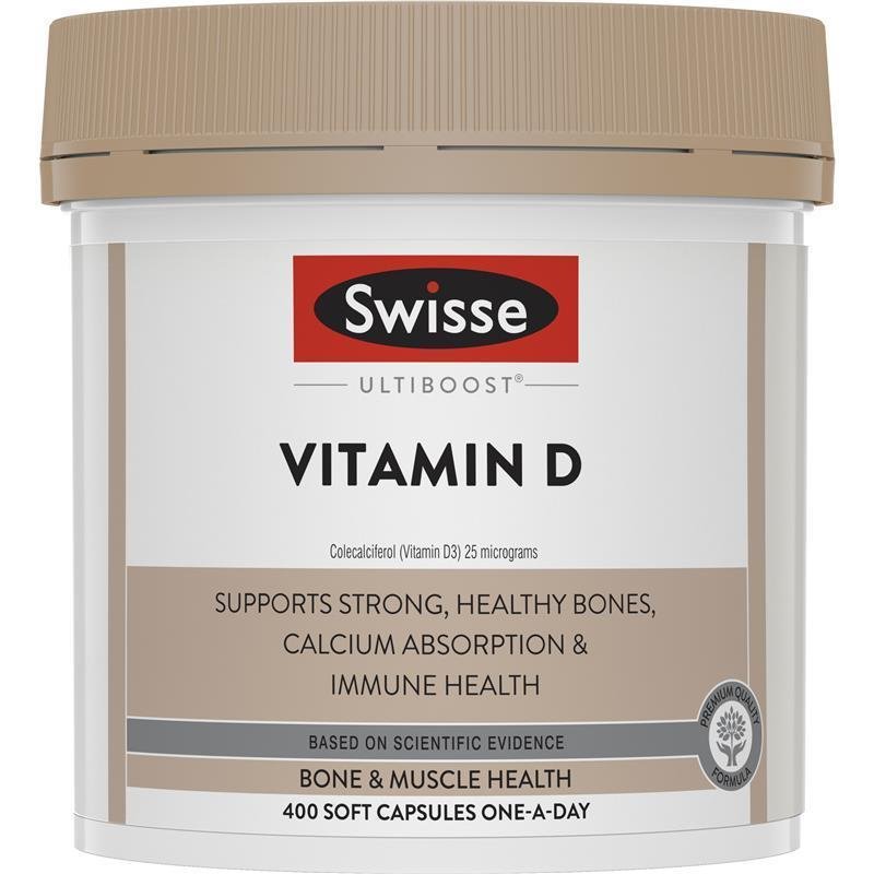 Swisse Vitamin D 維他命D 400粒 - MTmart365