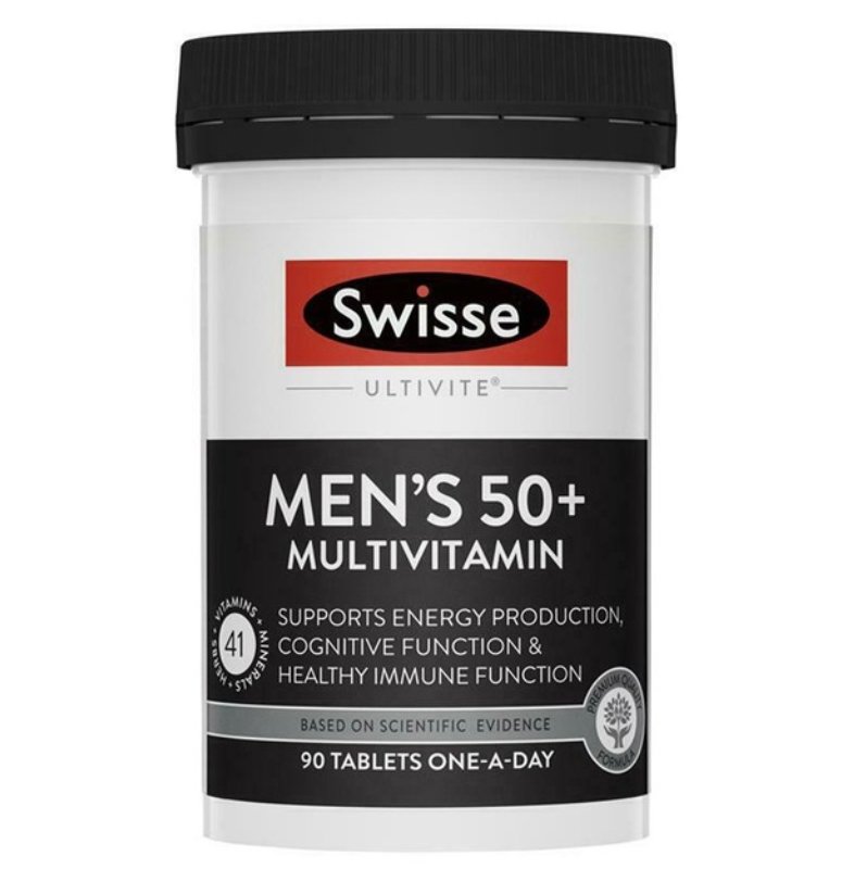 Swisse 50 歲以上男性綜合維他命90粒 - MTmart365