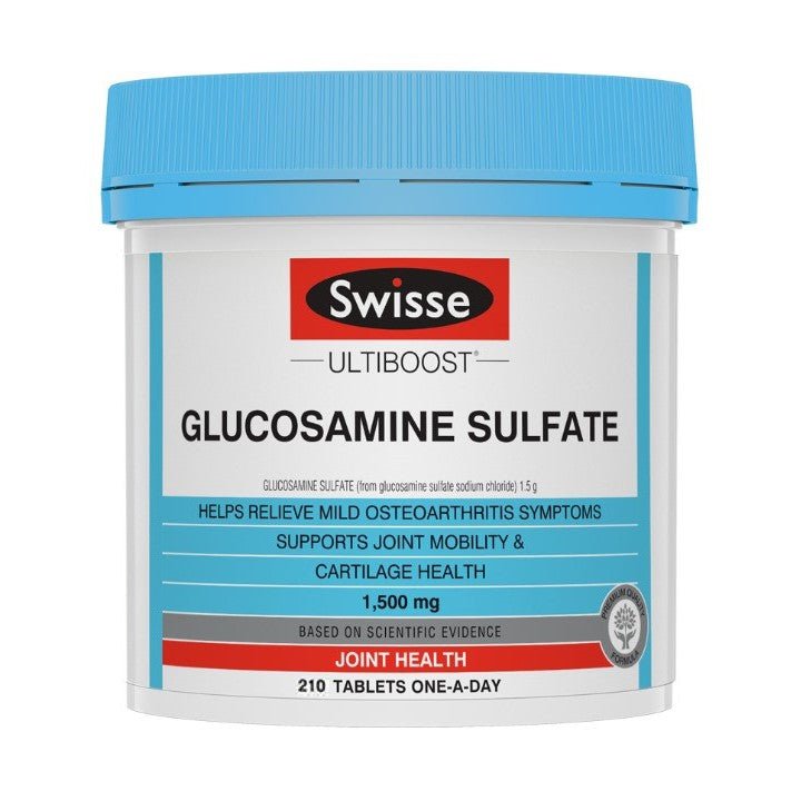 Swisse Glucosamine維骨素關節靈(葡萄糖胺)210粒 - MTmart365