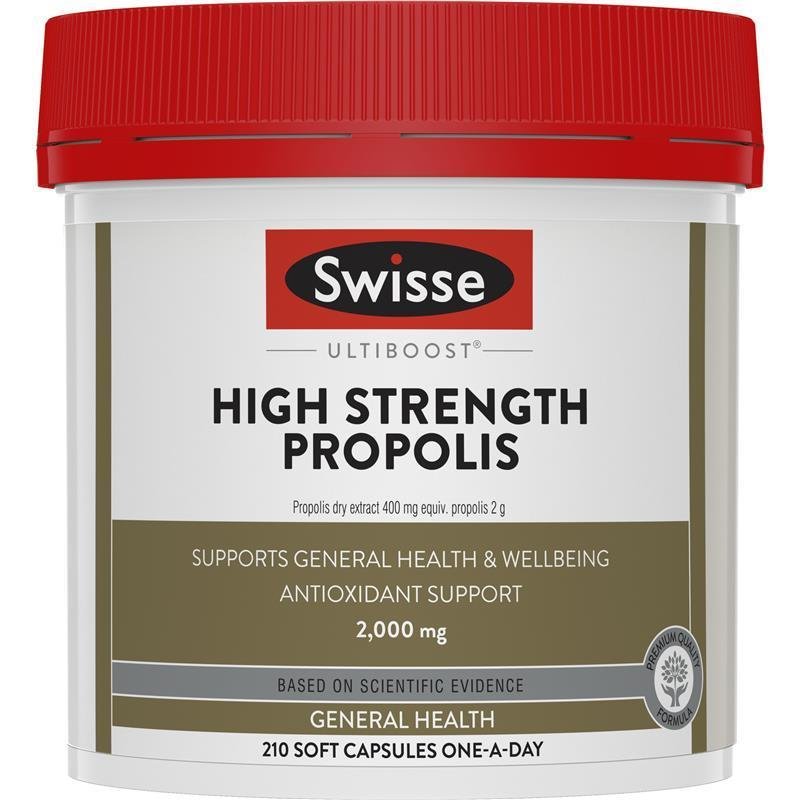 Swisse Propolis 高濃度蜂膠膠囊2000mg 210粒 - MTmart365